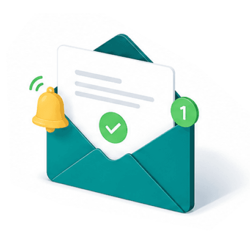 Automatikus email értesítések